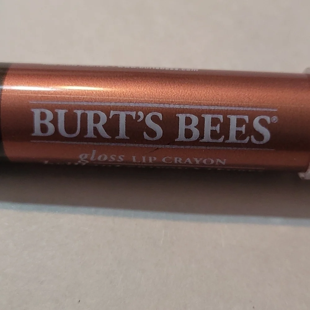 Burt's Bees Gloss Lip Crayon 2 Pack NEW